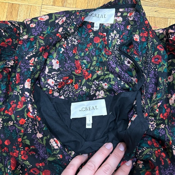 THE GREAT. Floral dress size 1 - Picture 3 of 4